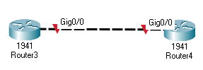 How to connect two routers in a Cisco packet tracer